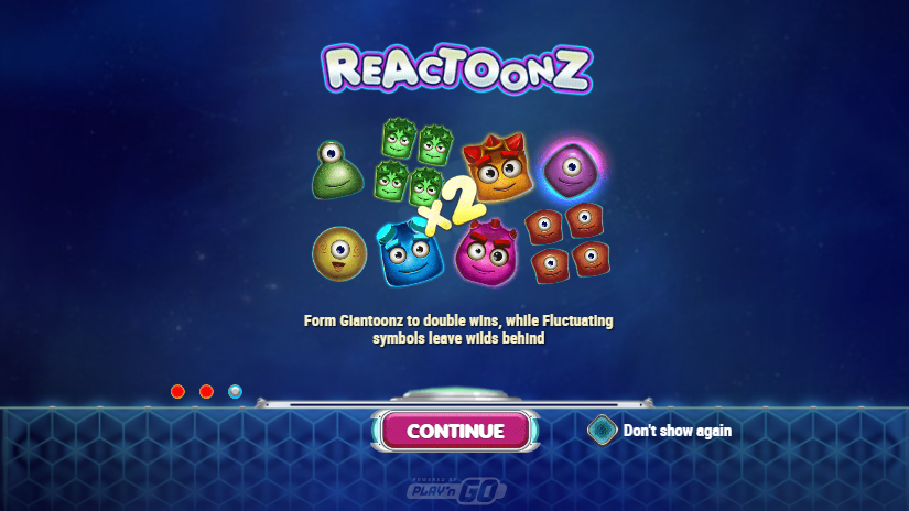 Reactoonz slot